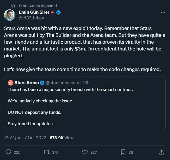 What's happening to AVAX! Stars Arena has been hacked! 2 Avax Founder Stars Arena